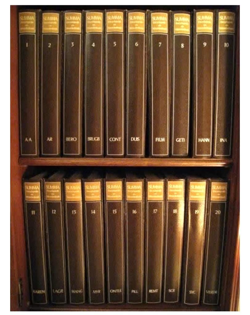 Summa Encyclopedie en Woordenboek in kleur, 20 delen, Boeken, Encyclopedieën, Complete serie, Wolters Kluwer, Overige onderwerpen