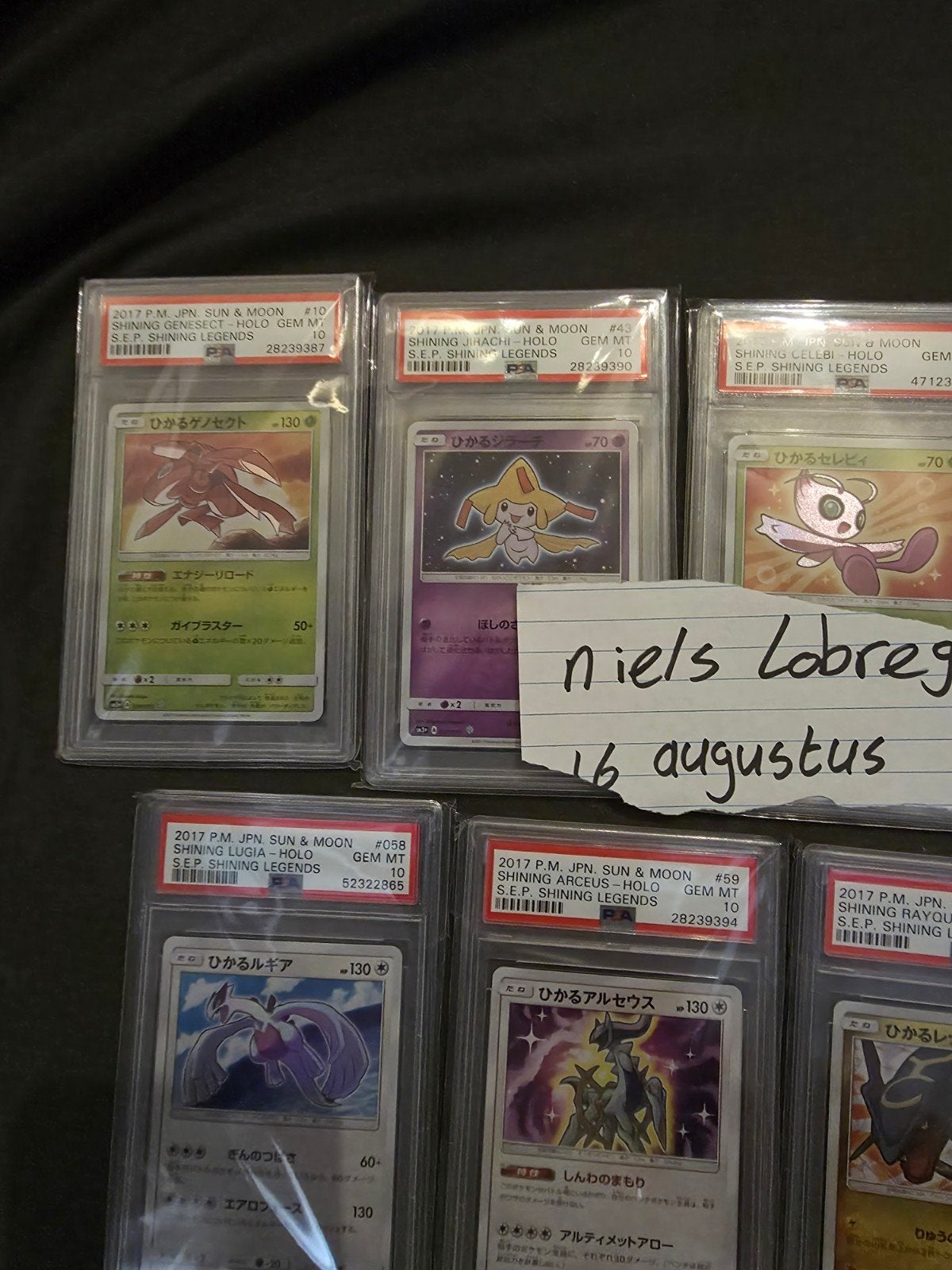 pokemon shining set Japans psa 10, Ophalen of Verzenden, Zo goed als nieuw