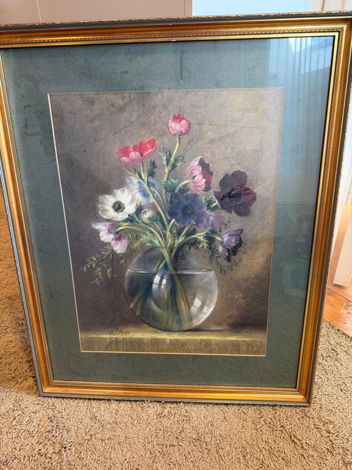 Bloemenvaas stilleven Cyriacus Bleys, Antiek en Kunst, Ophalen, Bloemen