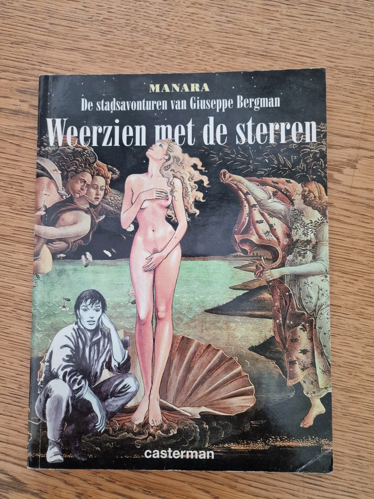 Manara - Weerzien met de sterren - Giuseppe Bergman, Boeken, Eén stripboek, Ophalen of Verzenden, Gelezen, Milo Manara