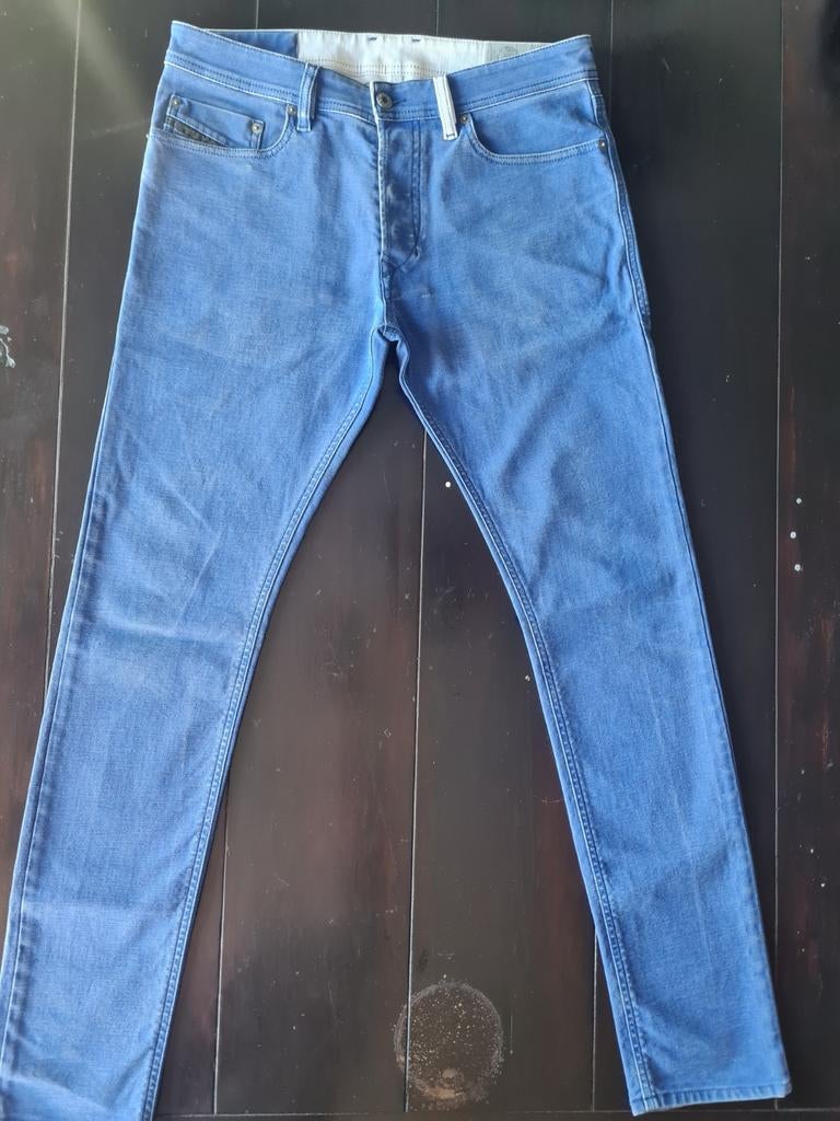 NIEUWE DIESEL TEPPHAR SLIM CARROT STRETCH JEANS SIZE 31, Diesel, Blauw, Nieuw, W32 (confectie 46) of kleiner