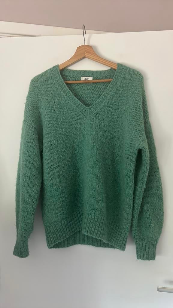 Inti Knotwear maat S/M, Kleding | Dames, Truien en Vesten, Ophalen of Verzenden, Zo goed als nieuw, Maat 38/40 (M), Groen