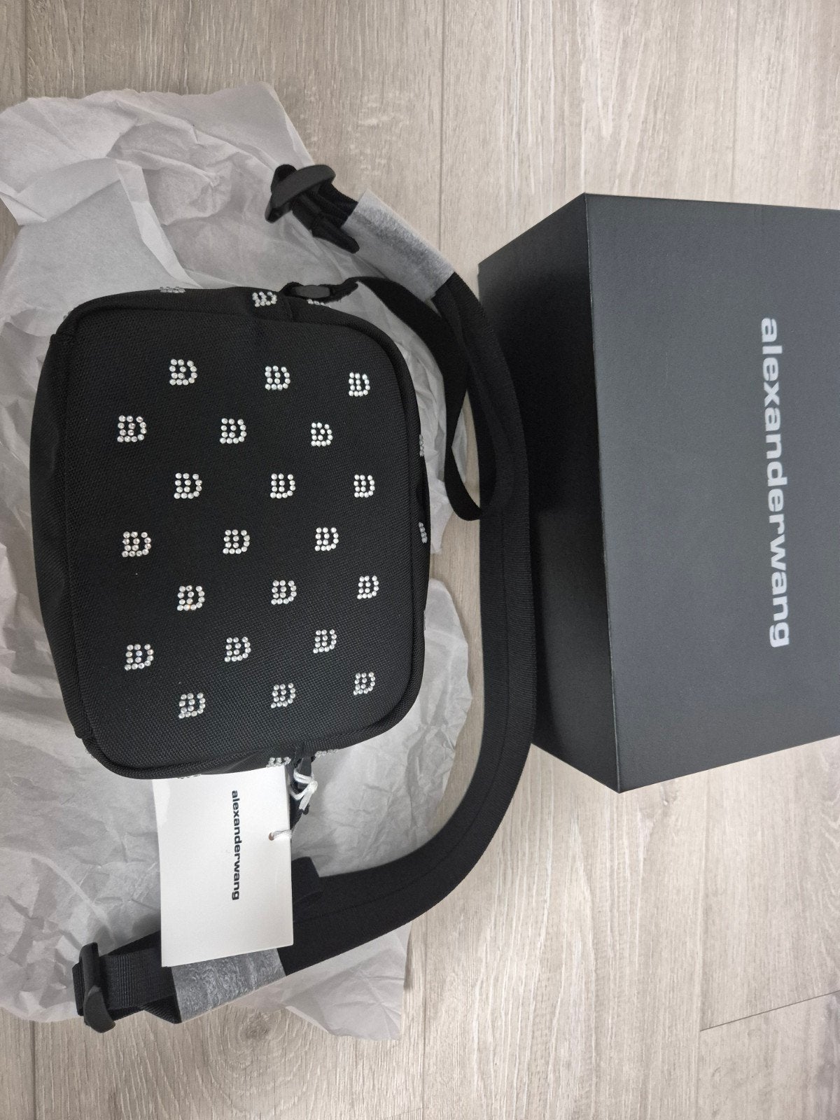 Alexander Wang WANGSPORT CAMERA BAG Zwart, Ophalen of Verzenden, Nieuw, Zwart, Overige merken