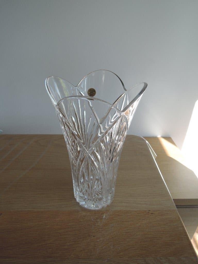 Prachtige kristal glazen vaas Capri Crystal, Ophalen of Verzenden