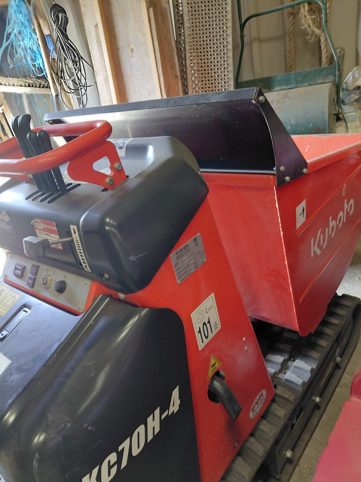 Kubota kc 70H-4, Ophalen, 120 cm of meer
