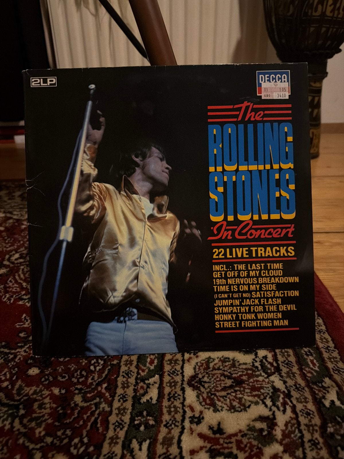 The Rolling Stones - In Concert (2LP), Gebruikt, Ophalen of Verzenden, Classic Rock, 12 inch