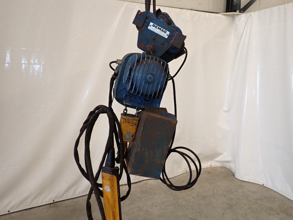 Kettingtakel Demag 1000 kg + electrische loopkat, Doe-het-zelf en Verbouw, .., Gebruikt, Demag, Elektrisch