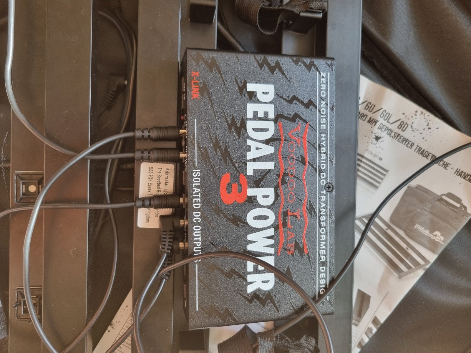 Voodoolab pedal power 3 en Palmer pedalbay40, Ophalen of Verzenden, Zo goed als nieuw