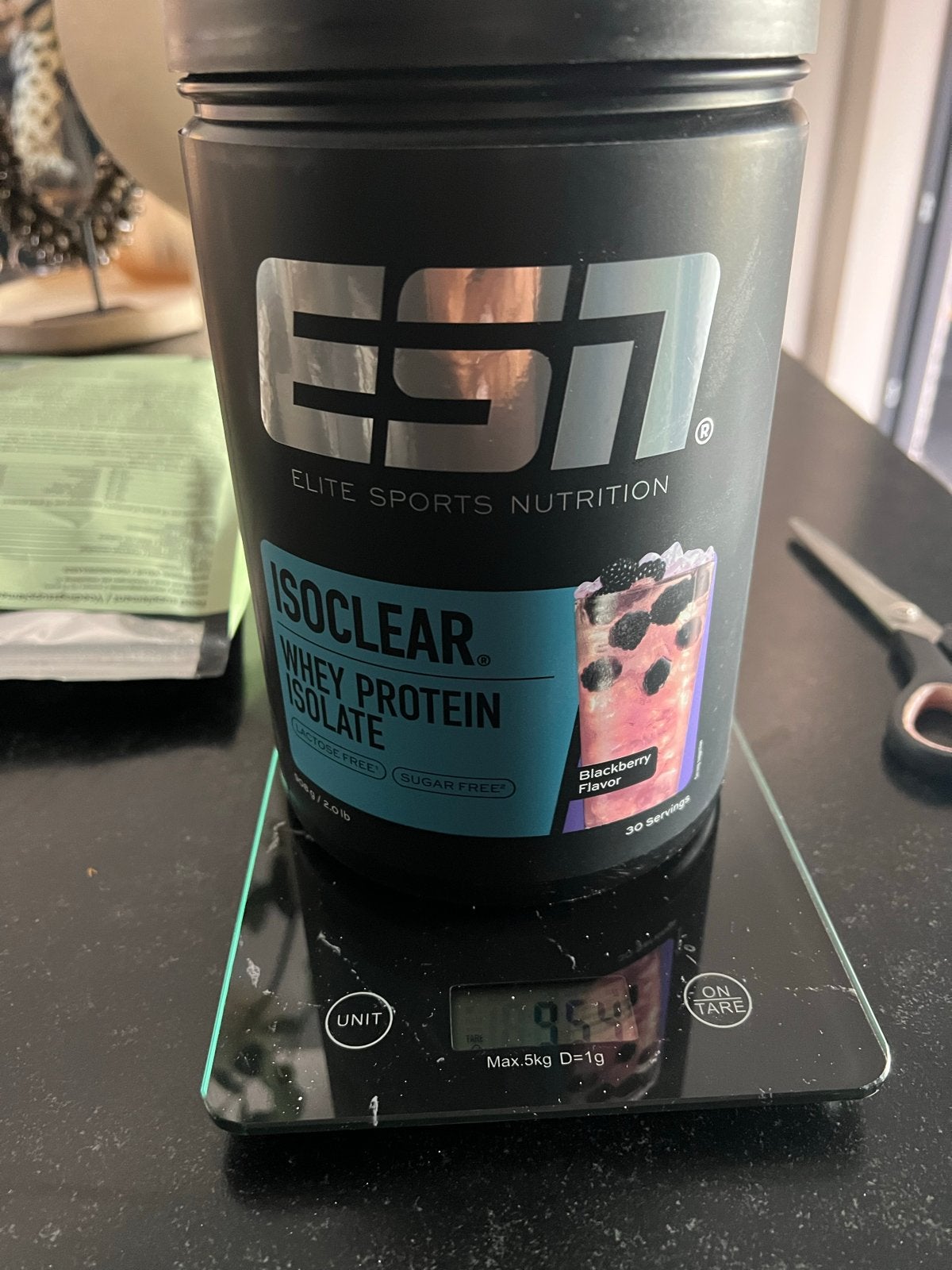 Isoclear Whey Protein Isolate - Blackberry Flavor (954g), Ophalen of Verzenden, Zo goed als nieuw, Poeder of Drank