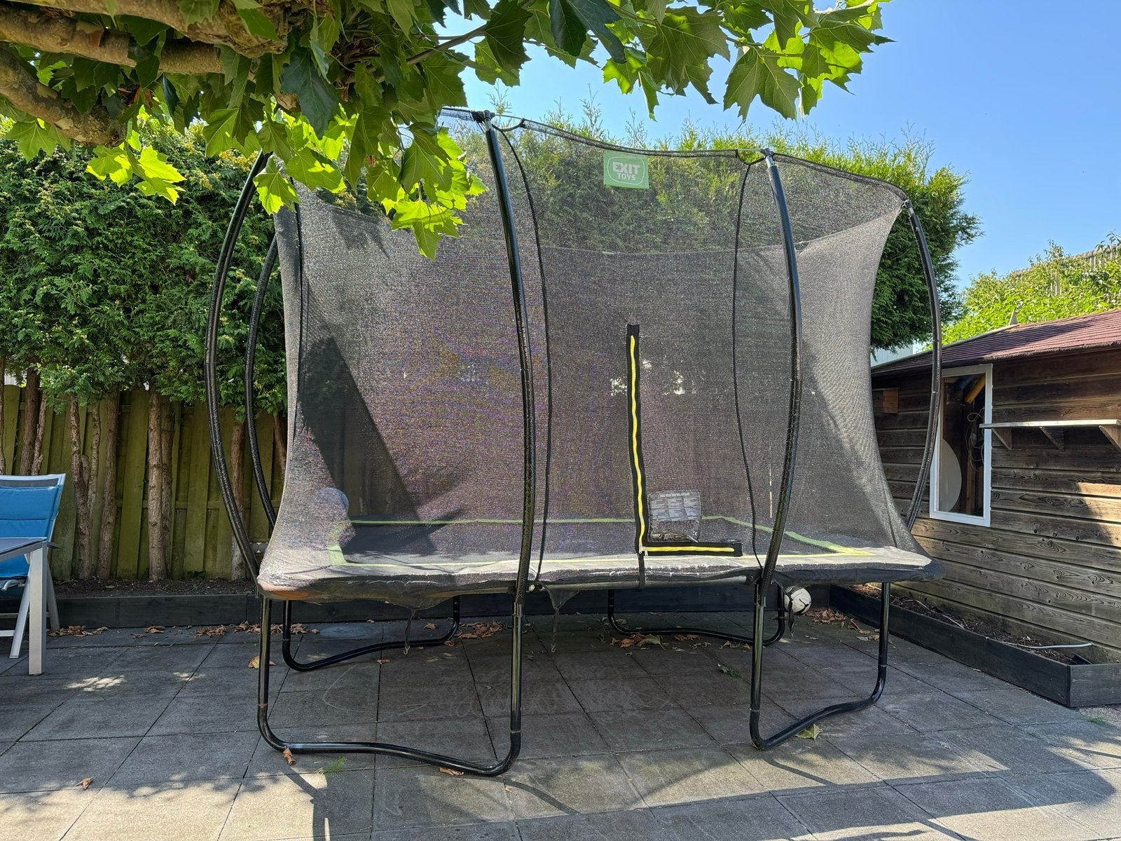 Trampoline Exit, Ophalen, Gebruikt