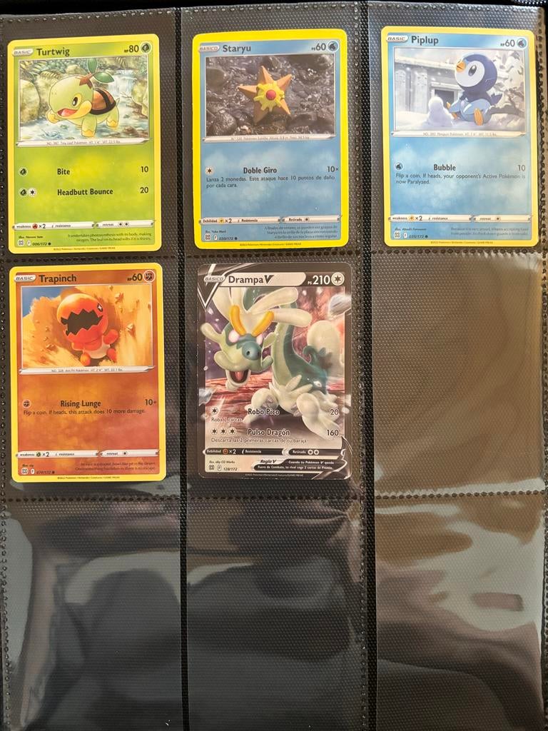 Pokémon Kaarten:Brilliant Stars. 5 kaarten, Ophalen of Verzenden, Zo goed als nieuw, Meerdere kaarten