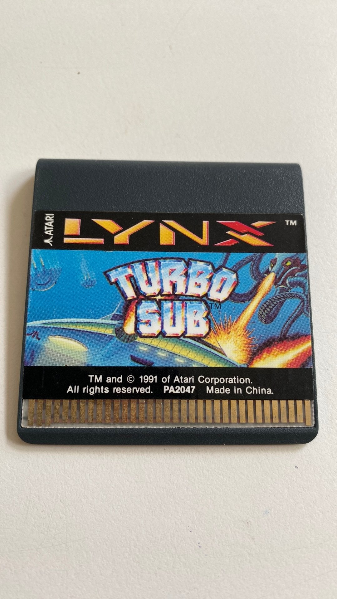 Atari lynx spel turbo sub, Atari Lynx, 1 speler, Ophalen of Verzenden, Zo goed als nieuw