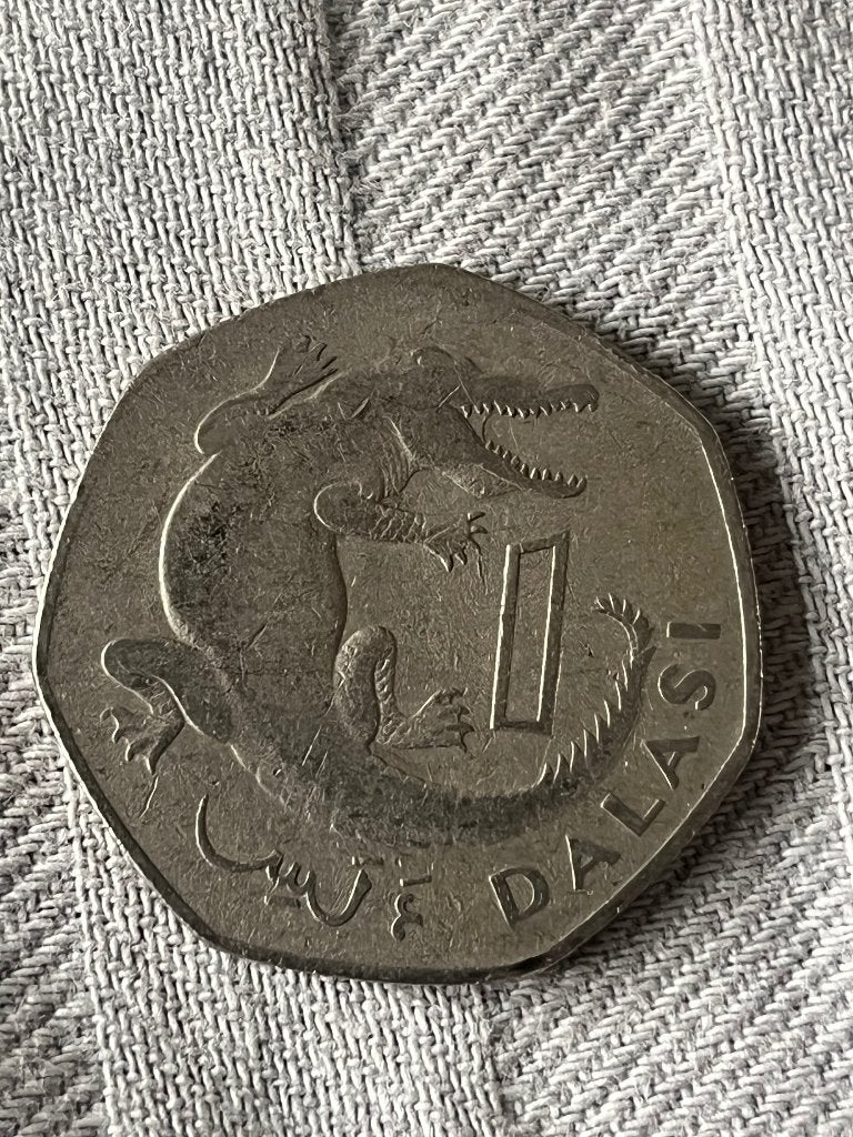1 dalasie 1987, Postzegels en Munten, Ophalen of Verzenden, Overige landen
