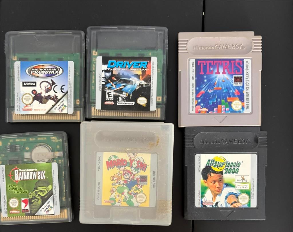 Gameboy Color Games - Diverse Titels, Spelcomputers en Games, Games | Nintendo Game Boy, Avontuur en Actie, Gebruikt, 1 speler
