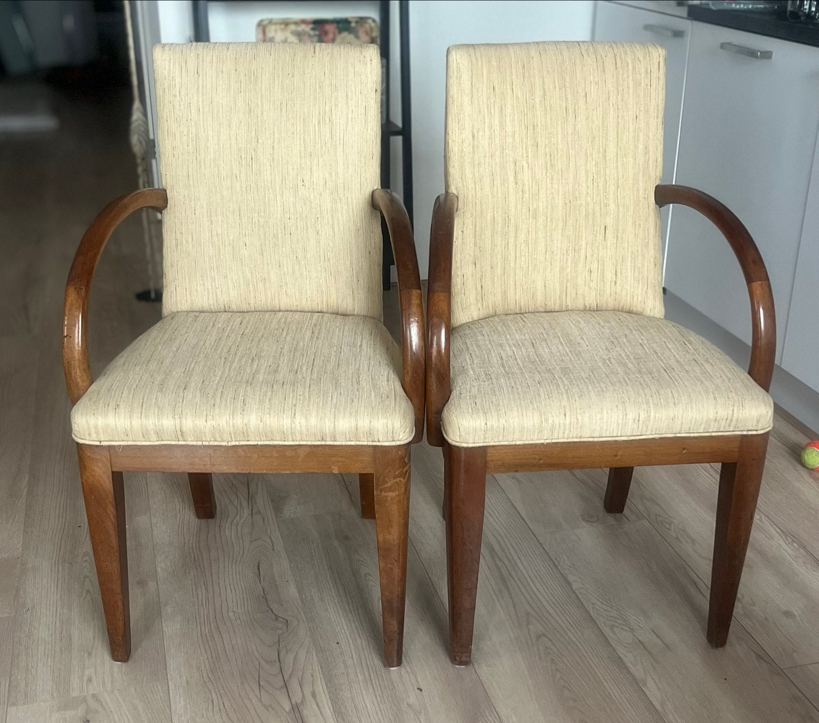 Vintage Art Déco ‘Bridge' Stoelen – Authentiek Design, Ophalen
