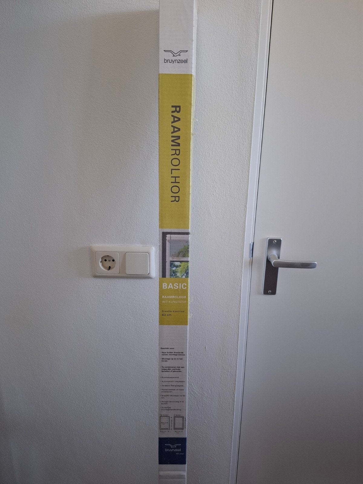bruynzeel raamrolhor NIEUW wit, Ophalen, Nieuw, Binnendeur, 200 tot 215 cm