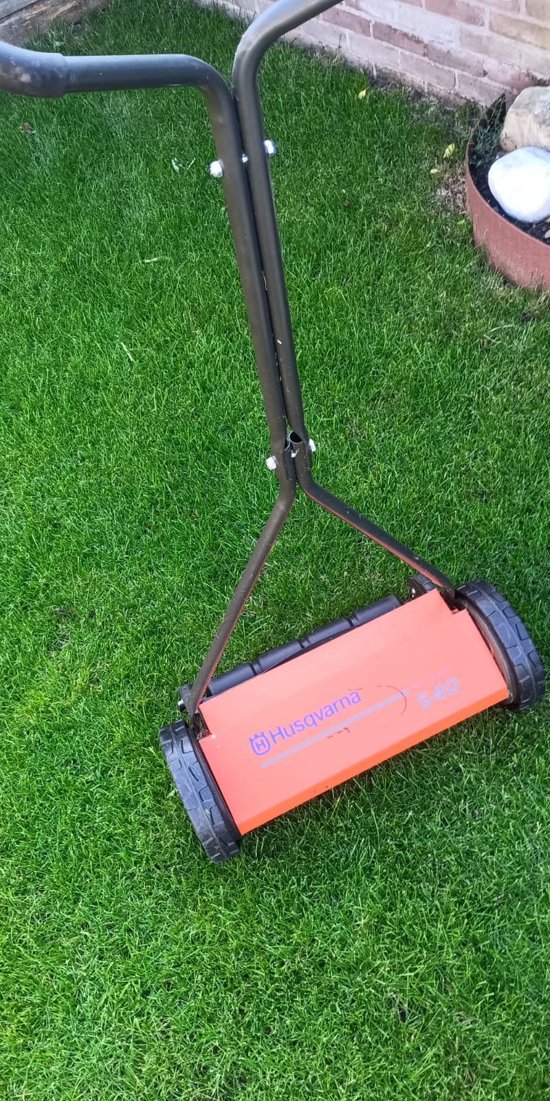 Husqvarna handgrasmaaier, Ophalen, Gebruikt, Handgrasmaaier, Opvangzak