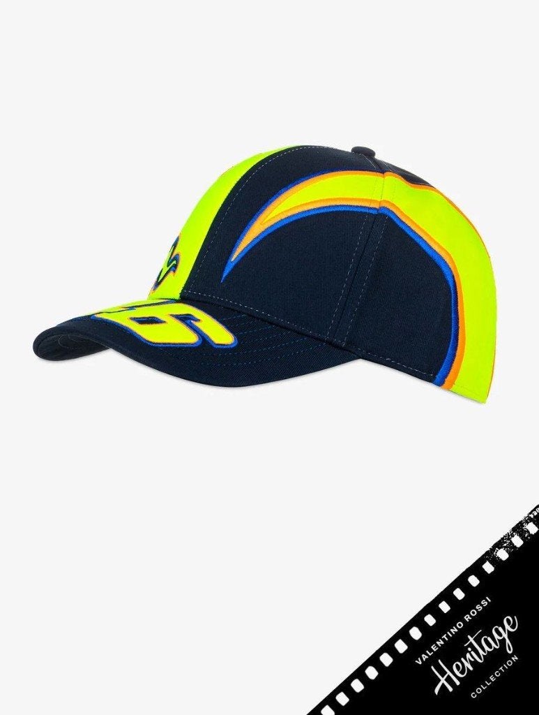 Valentino Rossi 2026 heritage sun moon cap pet, Nieuw, Pet, VR Racing Apparel, Support@vr46.it