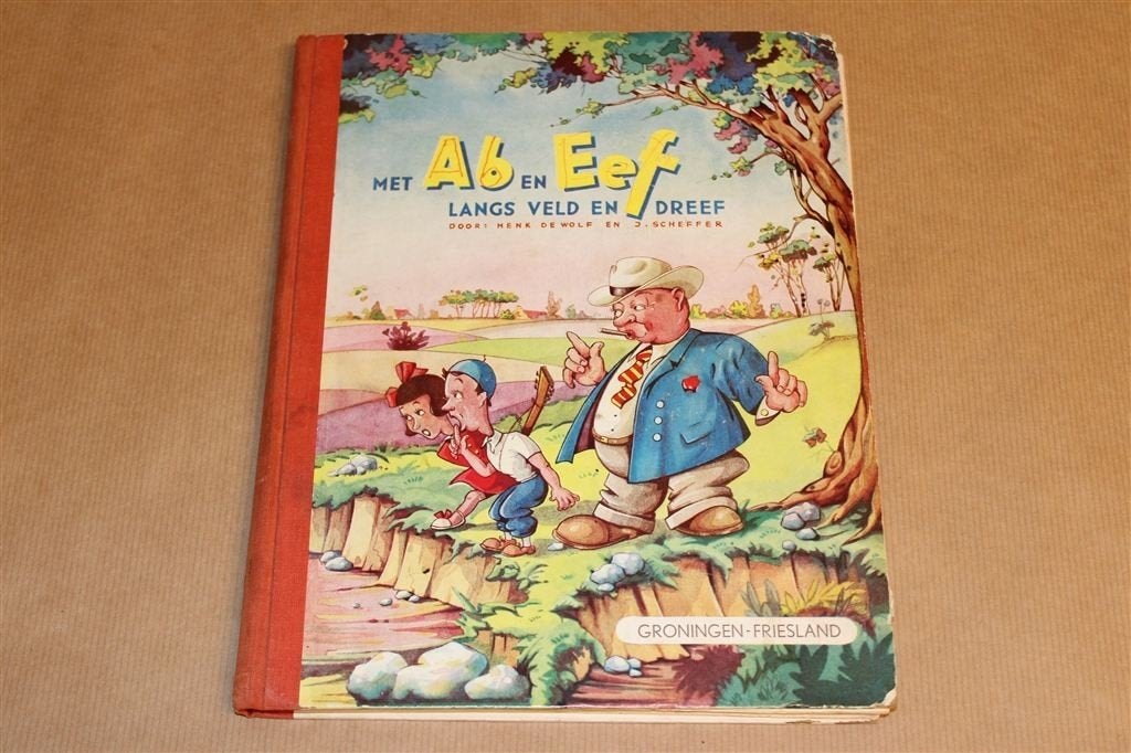Met Ab en Eef langs veld en dreef. Compleet album., Boeken, Verzenden, Gelezen