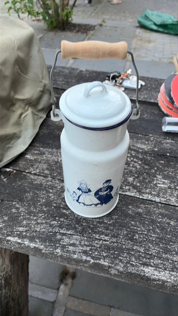 Vinted Emaille melkbus voor keuken, Ophalen of Verzenden