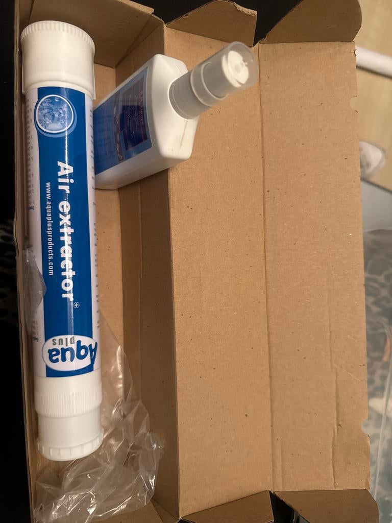 Onderhoudsset voor waterbed - Aqua Plus Air Extractor, Ophalen, Nieuw, Eenpersoons