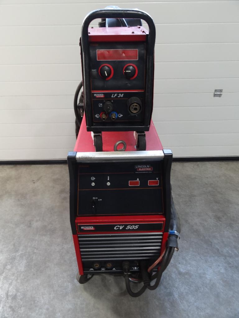 Mig/Mag lasapparaat Lincoln Idealarc CV 505 Watergekoeld, Ophalen of Verzenden, Zo goed als nieuw, 250 ampère of meer, Co2