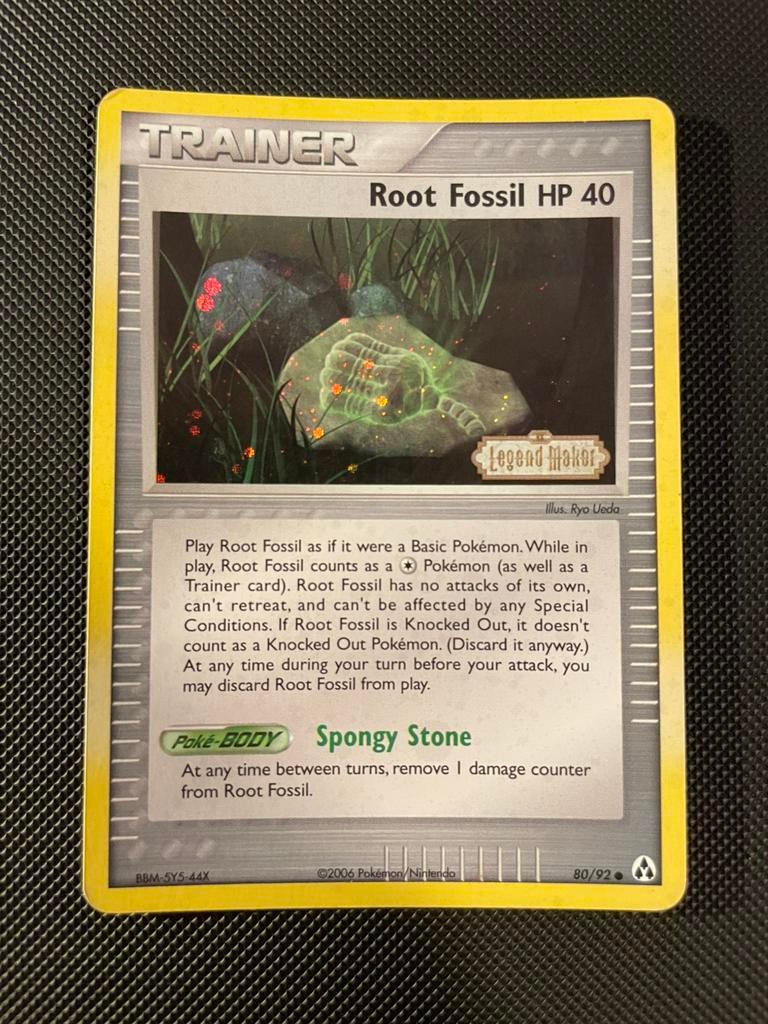 Root Fossil HP 40 Reverse Holo Ex Legend Maker 80/92, Verzenden, Zo goed als nieuw