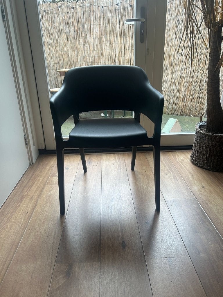 Eetkamerstoelen 5x, Ophalen, Gebruikt, Zwart, Vijf, Zes of meer stoelen