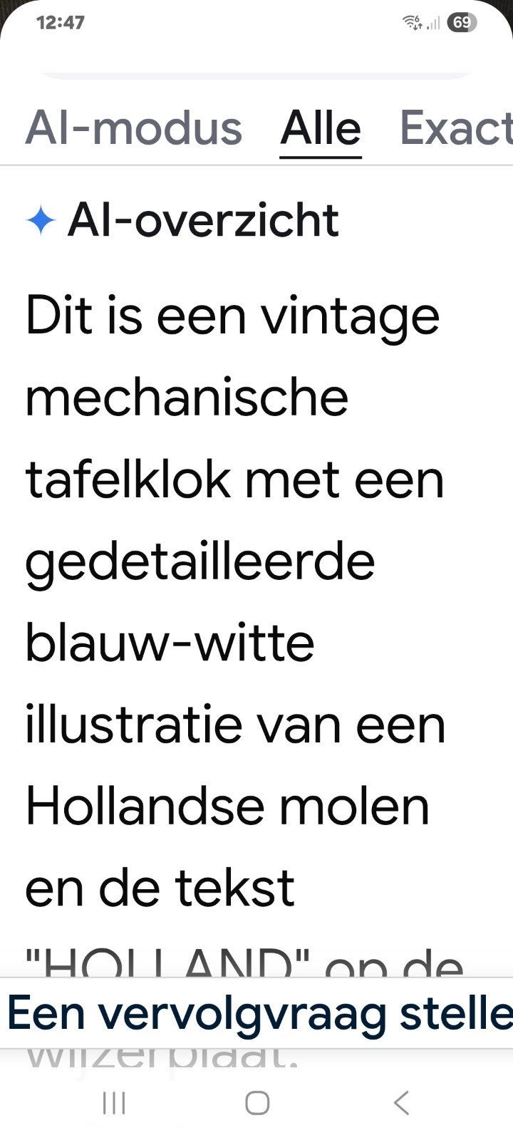 mooi klokje, Antiek en Kunst, Ophalen of Verzenden