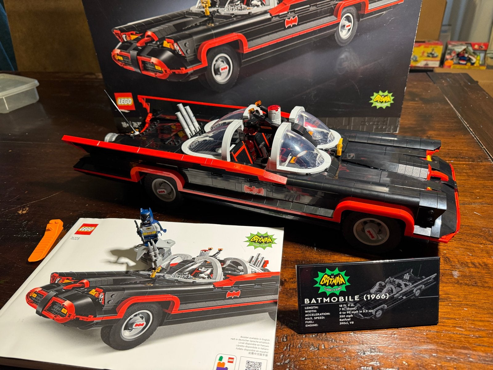Lego 76328 Batmobile - Gebouwd, Ophalen, Ophalen, Gebruikt