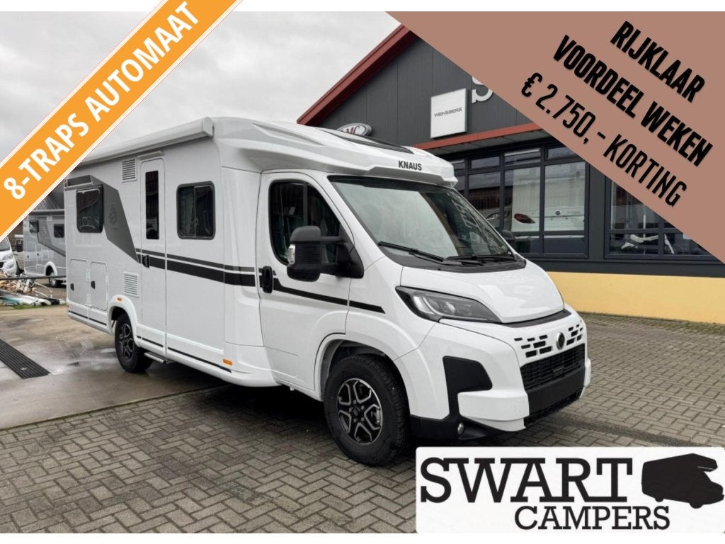 Knaus L!ve Ti 650 MF Platinum Selection, Fransbed, AUTOMAAT, Caravans en Kamperen, Campers, Automaat, Luifel, Standaard zit, Fiat