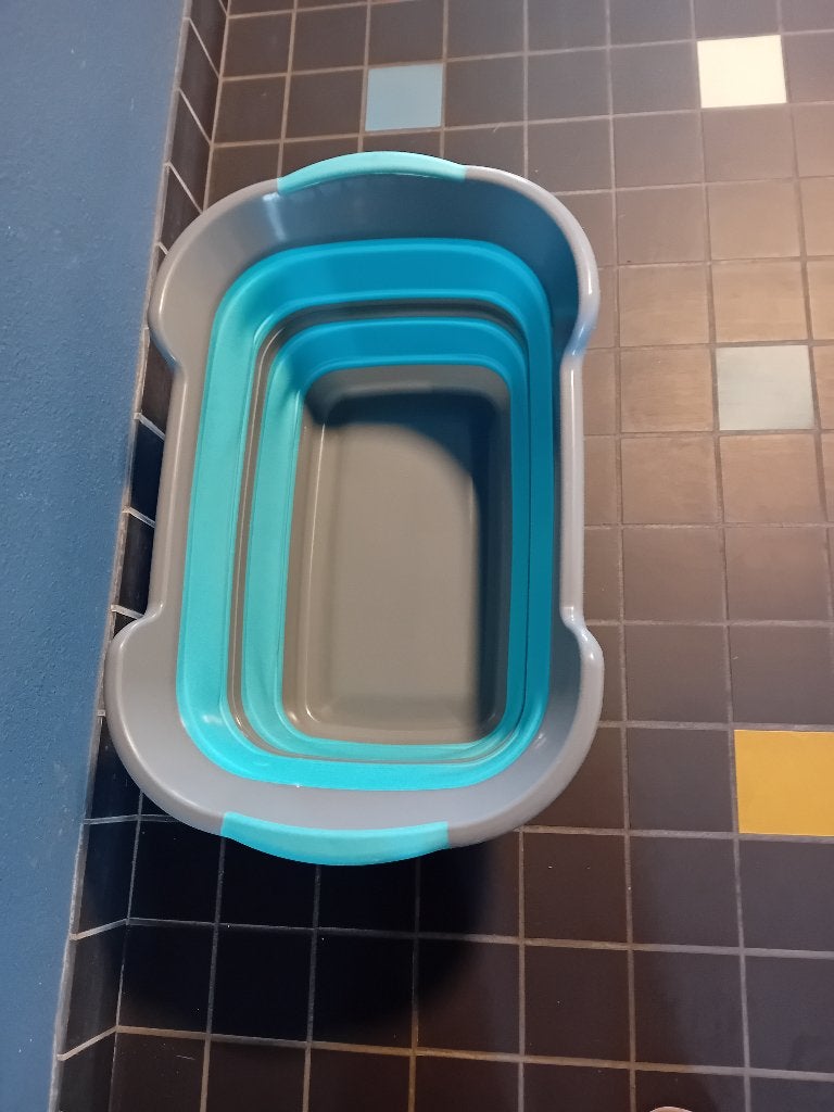 opvouwbare wasmand/teil, Caravans en Kamperen, Ophalen, Nieuw