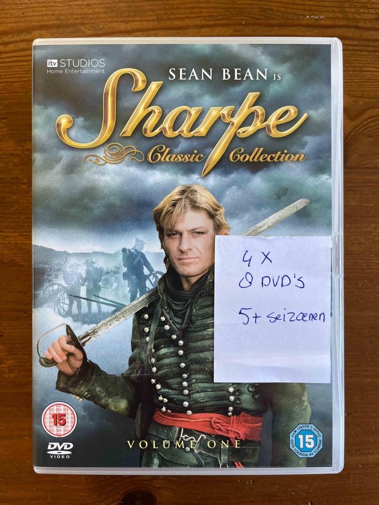 Sharpe - volume 1 t/m 4 (8 dvds), Cd's en Dvd's, Dvd's | Tv en Series, Alle leeftijden, Ophalen of Verzenden, Zo goed als nieuw