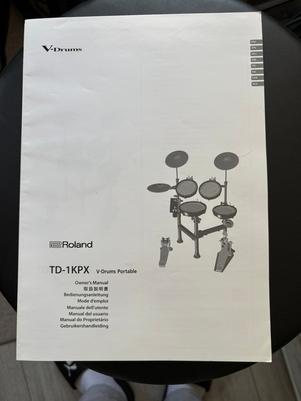 Roland TD-1KPX originele handleiding, Ophalen of Verzenden, Zo goed als nieuw, Drums of Percussie