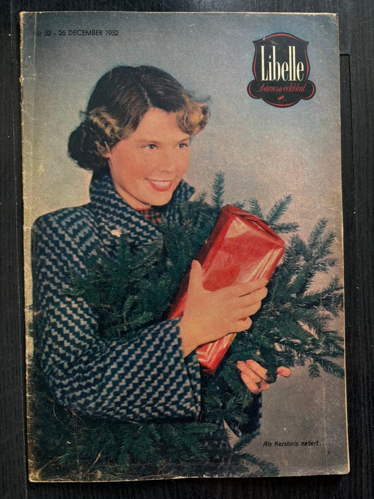 Libelle breit 1952, Ophalen of Verzenden, Gebruikt, Breien of Haken, Patroon of Boek
