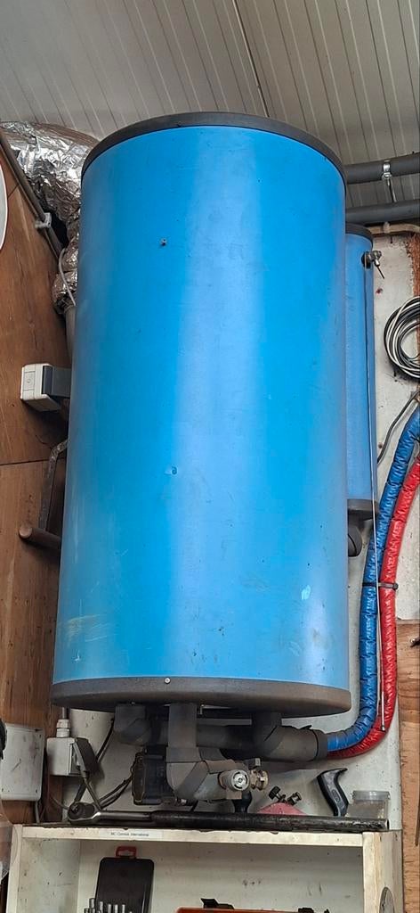 100 liter zonneboiler met CV spiraal, 100 liter of meer, Ophalen of Verzenden, Gebruikt, Boiler