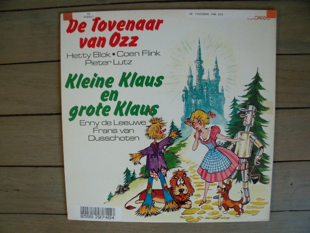 De Tovenaar van Ozz / Kleine Klaus en grote Klaus, Cd's en Dvd's, LP, Gebruikt, Ophalen of Verzenden, Verhaal of Sprookje