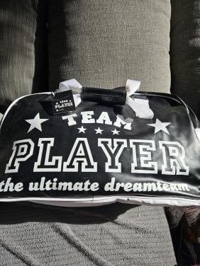 Team Player Sporttas - Zwart/Wit nog nieuw, Ophalen of Verzenden, Nieuw, Unisex kinderen