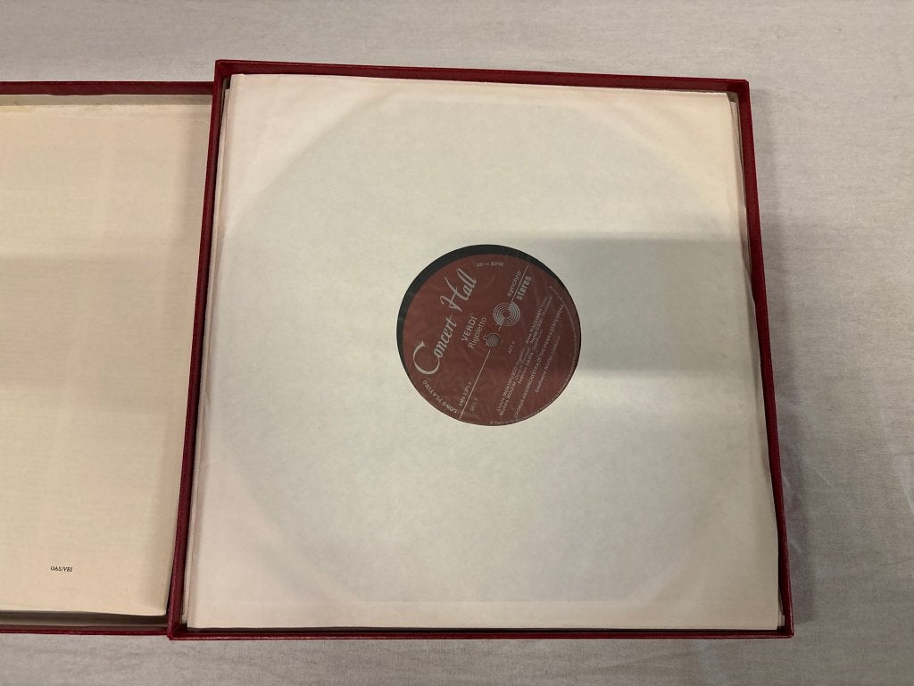 Vintage LP-box Opera Verdi, Concert Hall, 3 opera's, Boxset, Gebruikt, Verdi, Opera of Operette