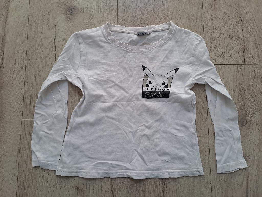 Pokemon longsleeve maat 110 / 116, Ophalen of Verzenden, Gebruikt, Jongen, Shirt of Longsleeve