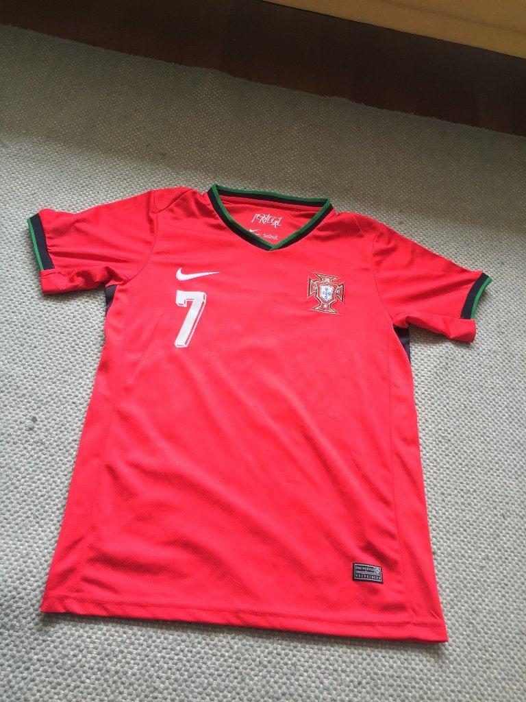 Nike C. Ronaldo Portugal Home 2024 Ek Voetbalshirt Medium, Ophalen of Verzenden, Zo goed als nieuw, Buitenlandse clubs, Shirt