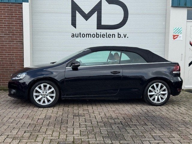 Volkswagen Golf Cabriolet 1.4 TSI -DSG - LED - Leder -Cruise, Auto's, Euro 5, Gebruikt, 4 cilinders, Cabriolet