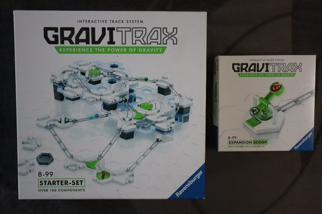 GraviTrax Starter Set + Expansion Scoop – compleet, Ophalen of Verzenden, Gebruikt