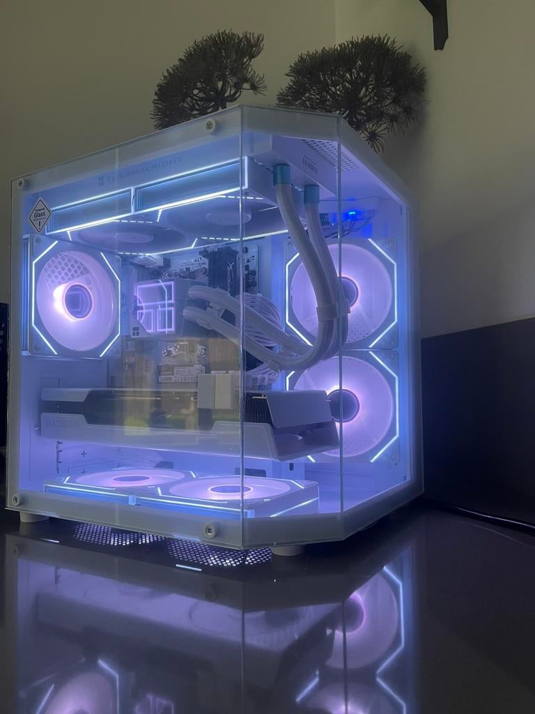 High End RGB Gaming Pc RX 6750XT Ryzen 5 16G DDR4, Ophalen, Virtual Reality, Nieuw, SSD