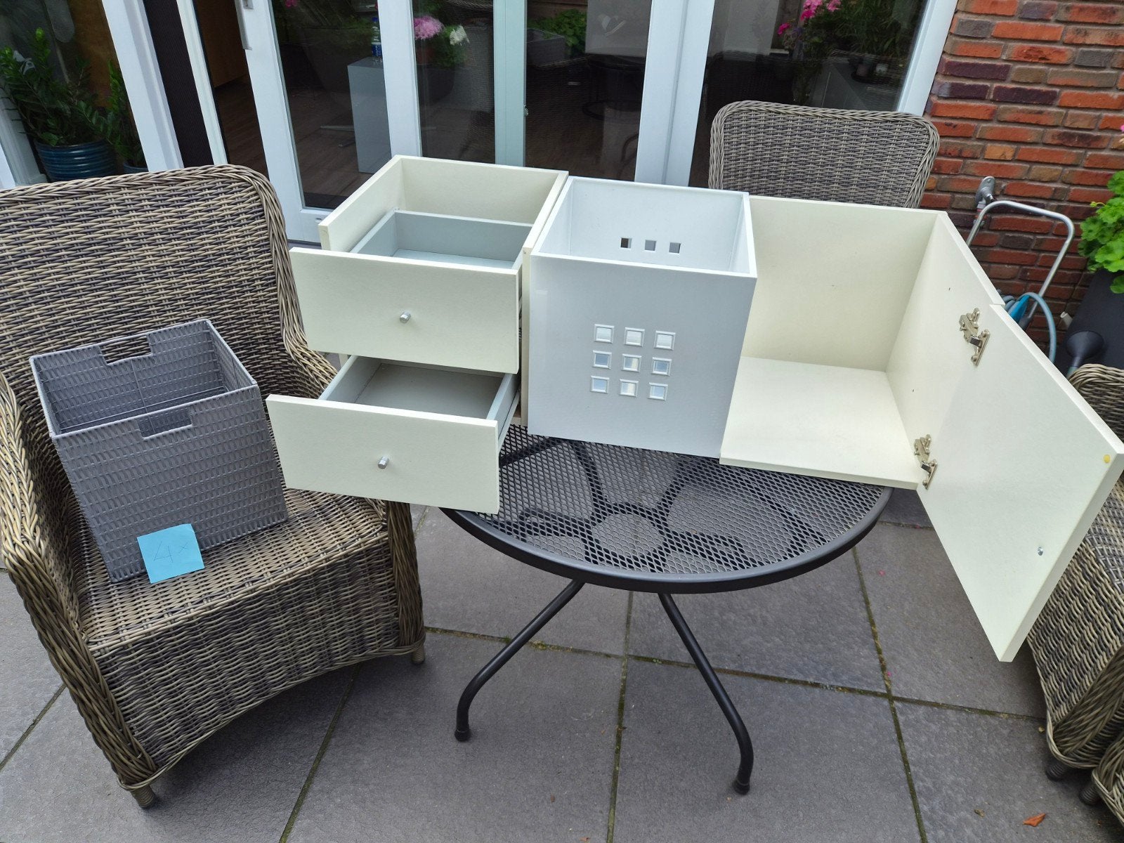Ikea Kallax kast inzetten., Ophalen, Zo goed als nieuw, Ikea Kallax.