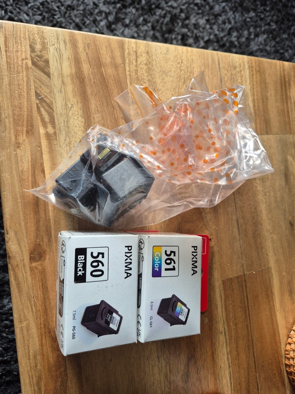 Canon printer cartridges: nieuw en gebruikt (PG-560, CL-561), Ophalen of Verzenden, Gebruikt, Cartridge, Canon