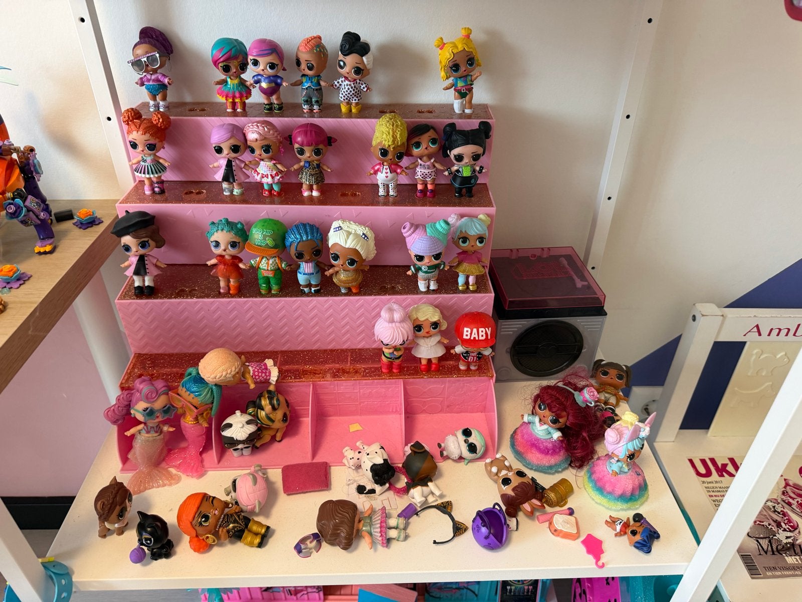 LOL Surprise poppen display en opbergdoos, Ophalen, Gebruikt, Meisje