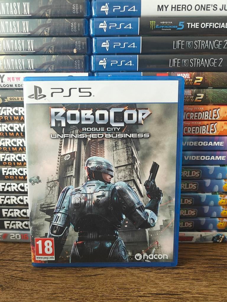 Robocop rogue city unfinished business playstation 5, Spelcomputers en Games, Games | Sony PlayStation 5, J, Ophalen of Verzenden