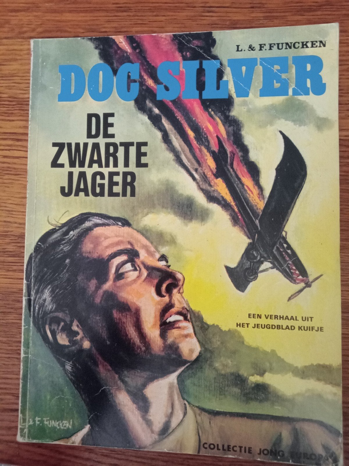 Doc Silver - De Zwarte Jager (Kuifje Jeugdblad), Boeken, Gelezen, Eén stripboek, Ophalen of Verzenden, L. & F. Funcken