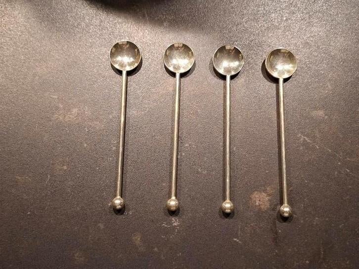Douwe Egberts Hooijkaas lepeltjes set van 4, Ophalen of Verzenden